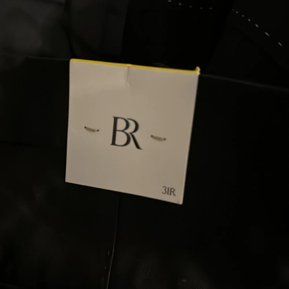NWT! Banana Republic Black Signature Italian Hopsack Suit Pant